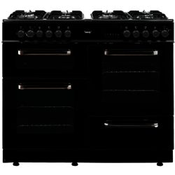 Teknix TKRC100B 100cm Dual Fuel Range Cooker in Black